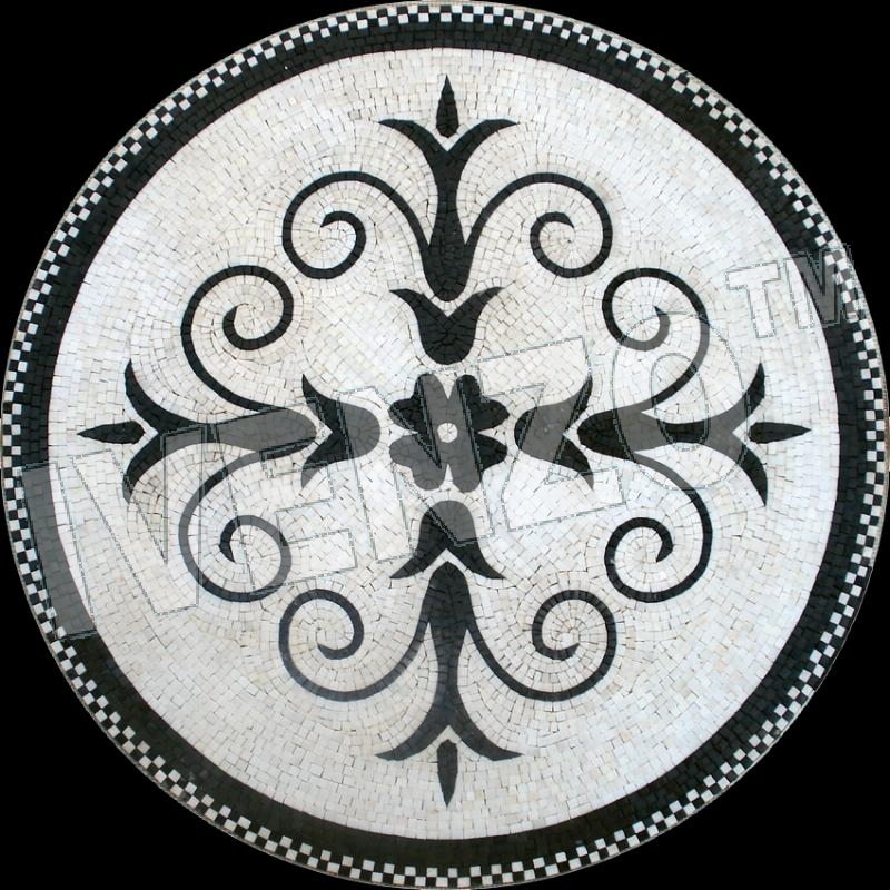 Mosaico MK080 medaglione da Pompei