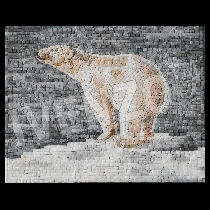 Mosaico orso polare