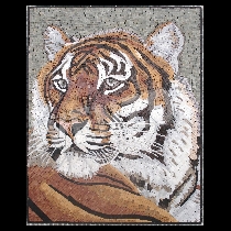 Mosaico testa di tigre