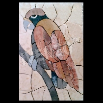 Mosaico parrot