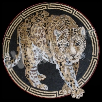 Mosaico leopard