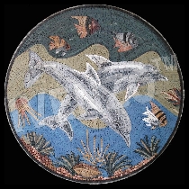 Mosaico delfini