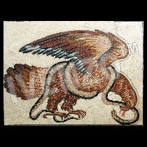 Mosaico Aquila e serpente
