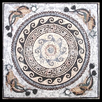 Mosaico tappeto romano