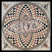 Mosaico Testa di Dioniso di Corinto