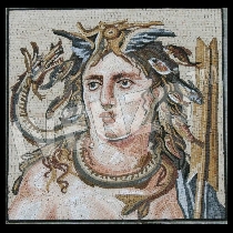 Mosaico Tethys (Thetys), dea del mare