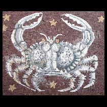 Mosaico segno del cancro zodiaco