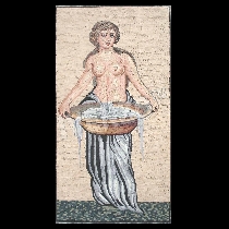 Mosaico Donna con lavabo