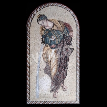 Mosaico Donna con tazza