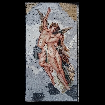 Mosaico Bouguereau: Psiche e Cupido