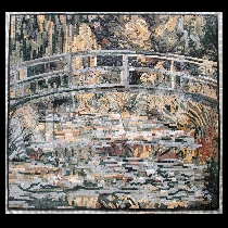 Mosaico Monet: Lily pond