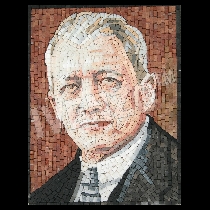 Mosaico Ritratto Franz Oppenheimer