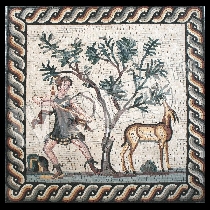 Mosaico Diana, dea della caccia