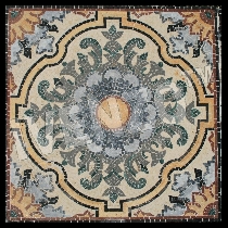 Mosaico pavimento di marmo, senza fine