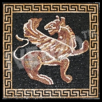 Mosaico kite Simurg