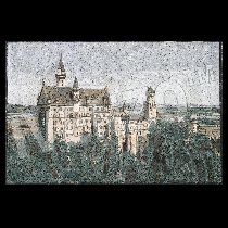 Mosaico Castello di Neuschwanstein