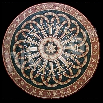 Mosaico medaglione romano