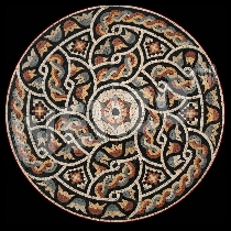 Mosaico medaglione romano