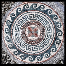 Mosaico greco-romana medallion