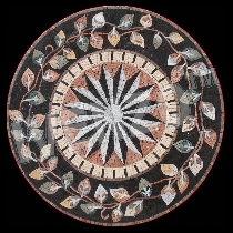 Mosaico fiore medaglione