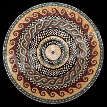 Mosaico greco-romana medallion