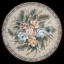 Mosaico fiore (vista dall'alto)